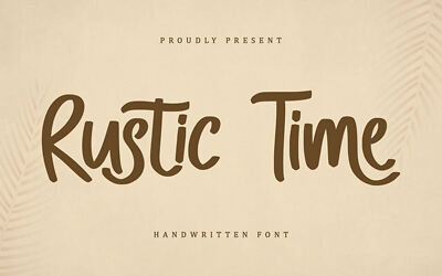 Rustic Time Font
