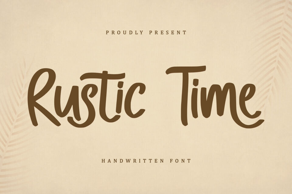 Rustic Time Font