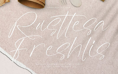 Rusttesa Freshlis Font