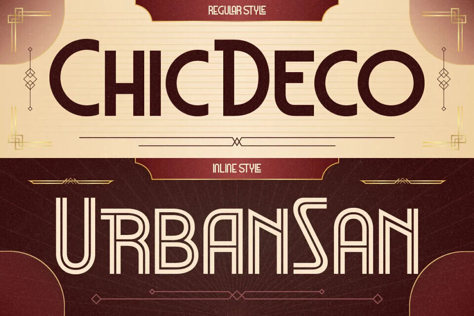 San Deco Font
