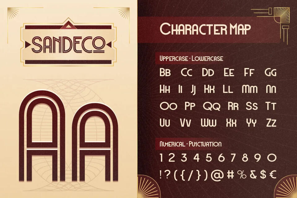 San Deco Font