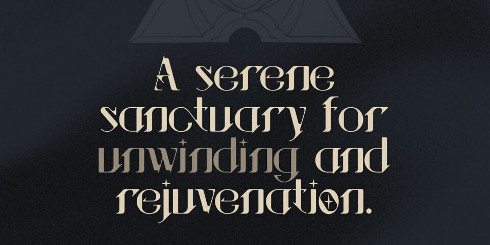 Sanctuary Ornate Font