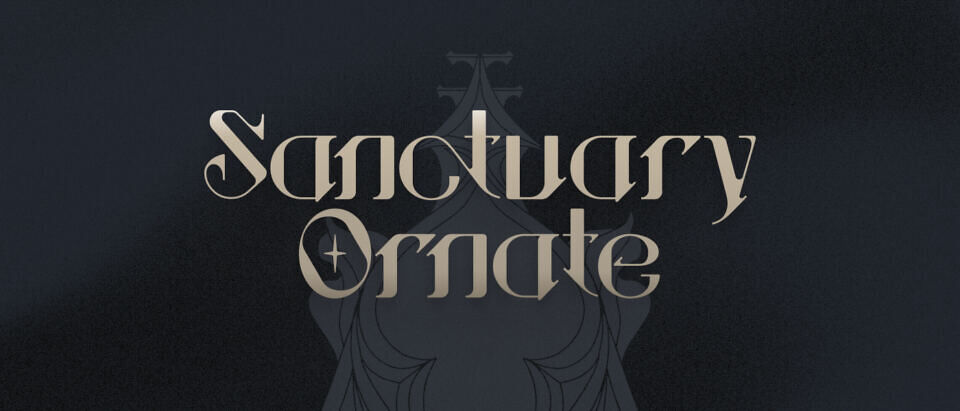 Sanctuary Ornate Font