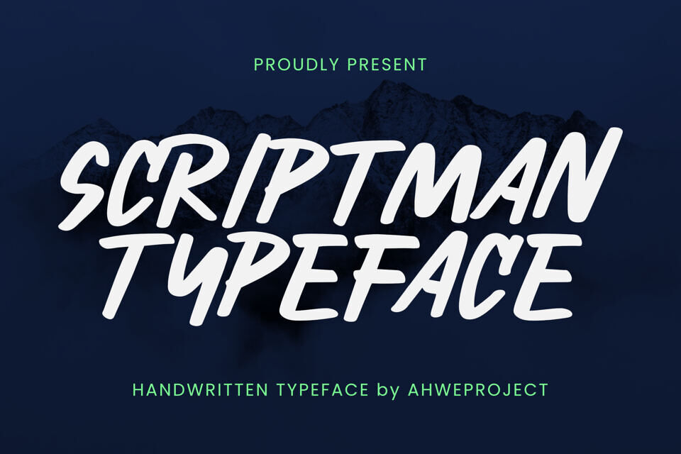 Scriptman Font