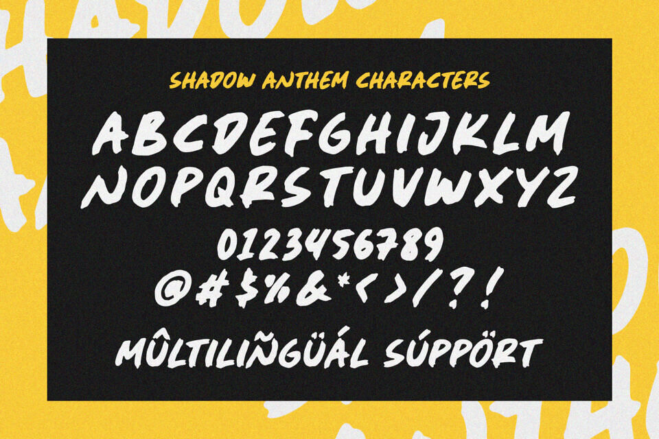 Shadow Anthem Font