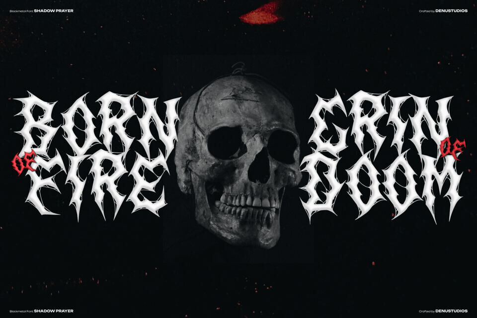 Shadow Prayer Font