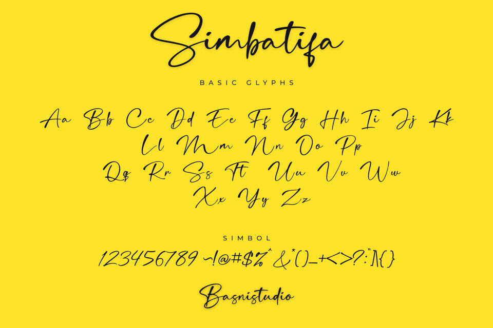 Simbatifa Font