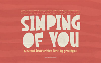 Simping Of You Font