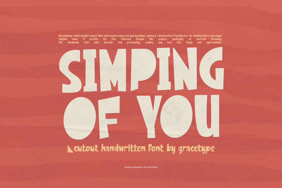 Simping Of You Font