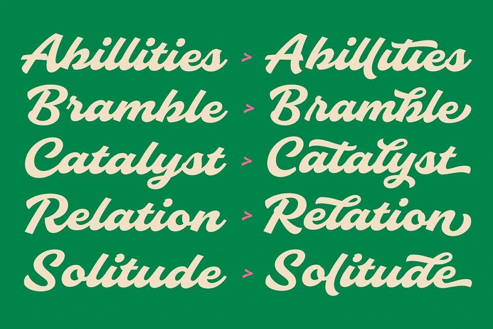 Slideback Font