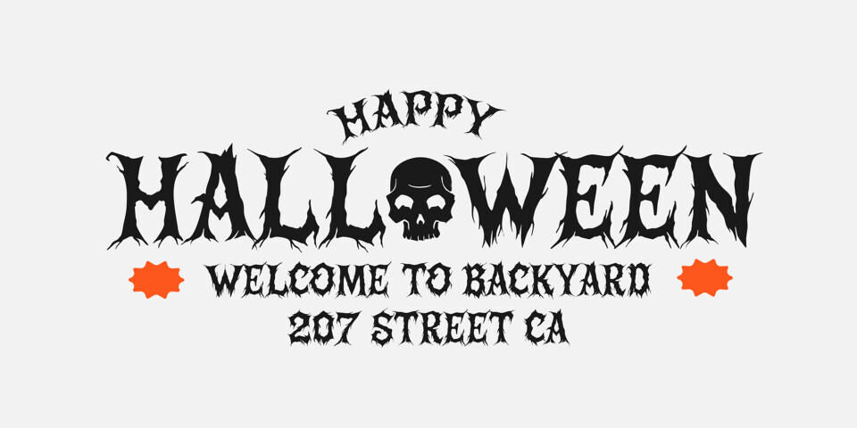 Spooky Party Club Font