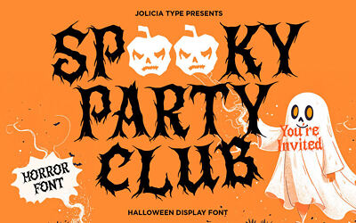 Spooky Party Club Font
