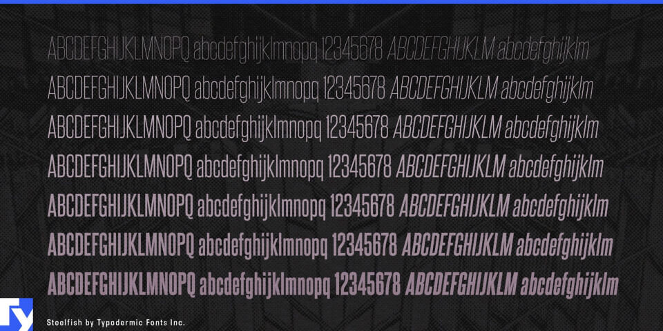 Steelfish Font