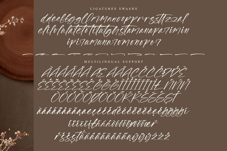 Strokeline Monogram Font