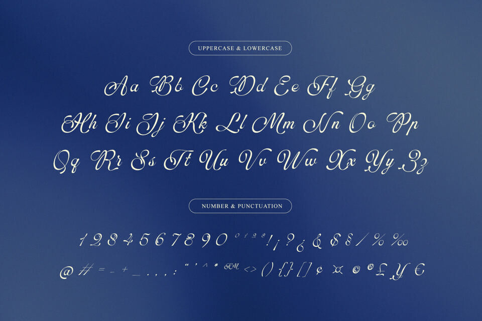 Symphonie Calligraphy Font