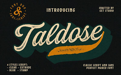 Taldose Script Font