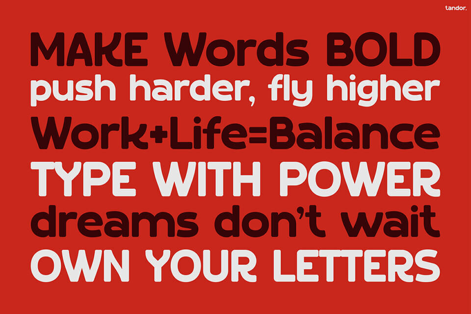 Tandor Font