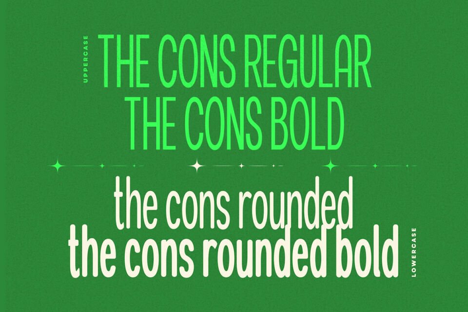 The Cons Font