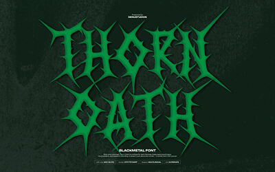 Thorn Oath Font