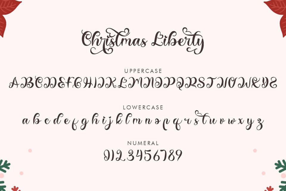 Christmas Liberty Font