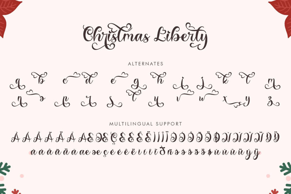 Christmas Liberty Font