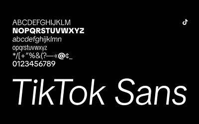 TikTok Sans Font