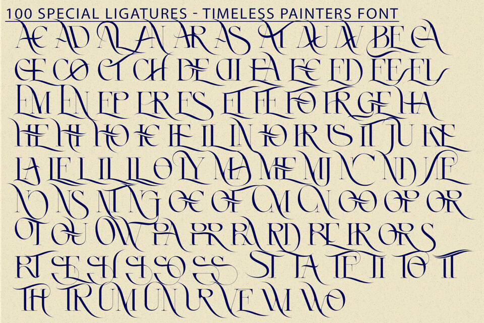 Timeless Painters Font
