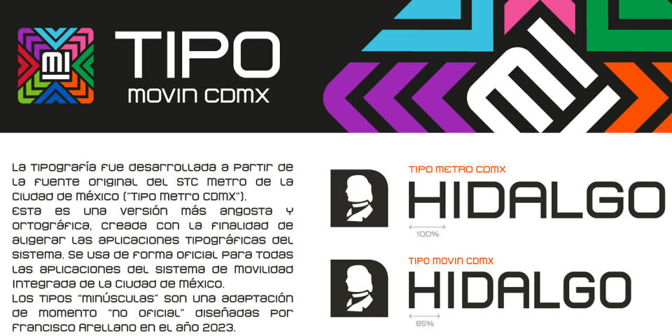 Tipo Movin CDMX Font