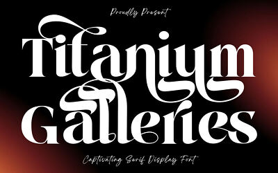 Titanium Galleries Font
