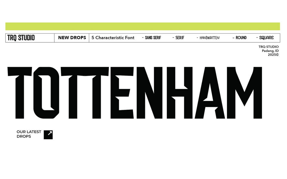 Tottenham Font