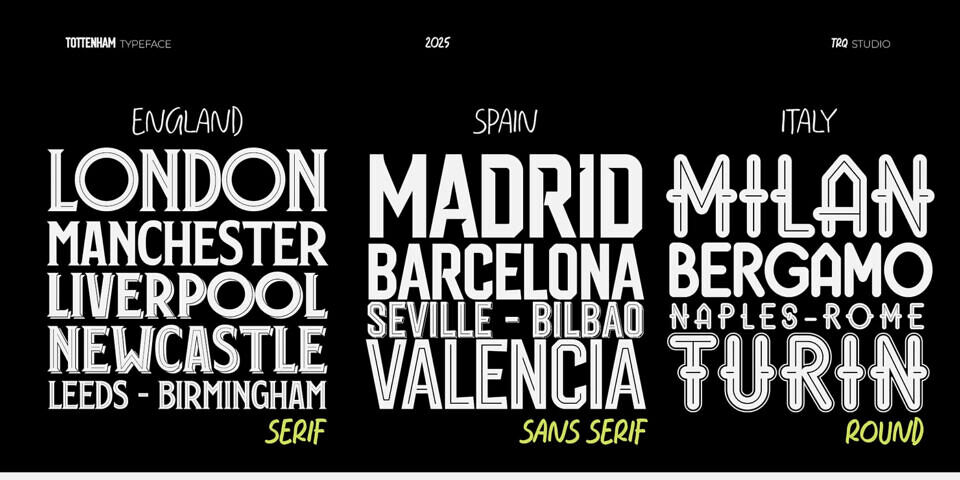 Tottenham Font