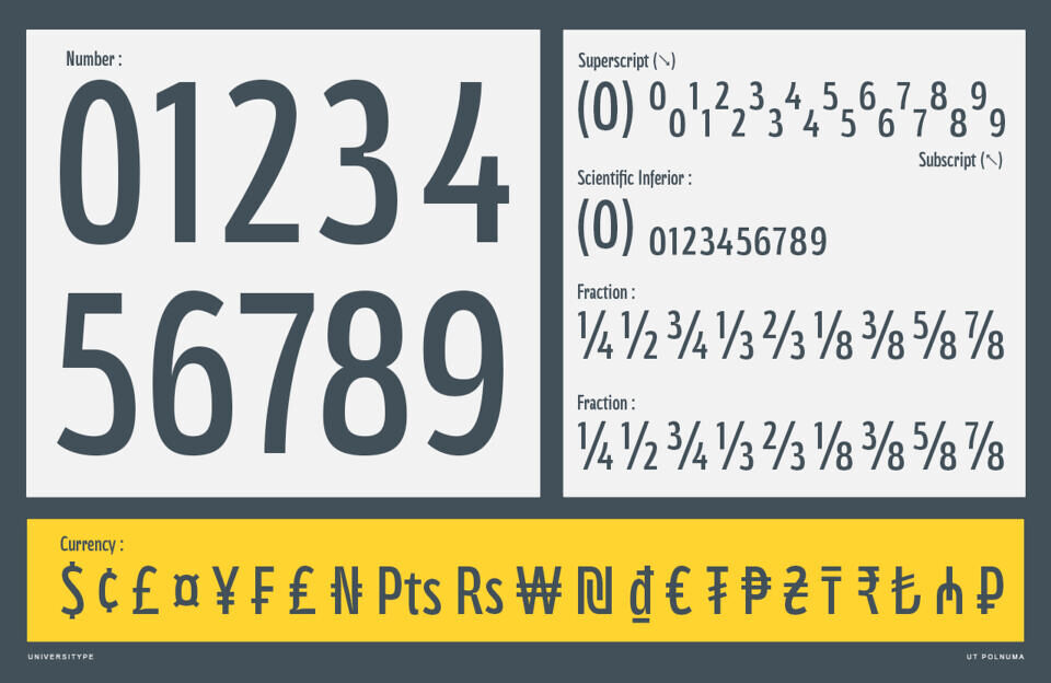 UT Polnuma Font