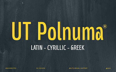 UT Polnuma Font