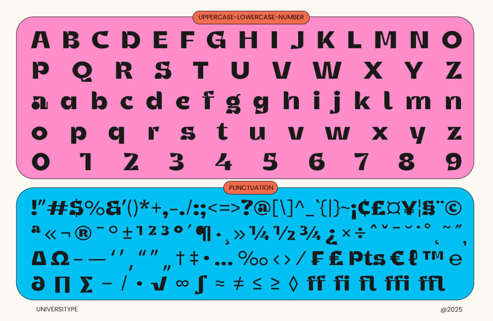 Ut Geas Display Font