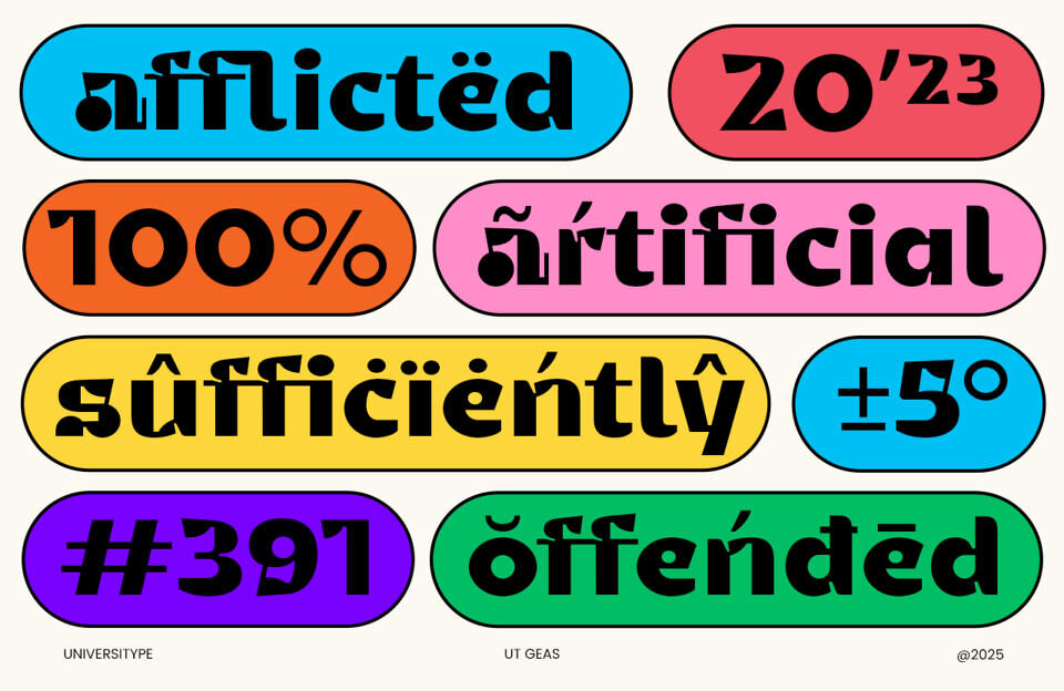 Ut Geas Display Font