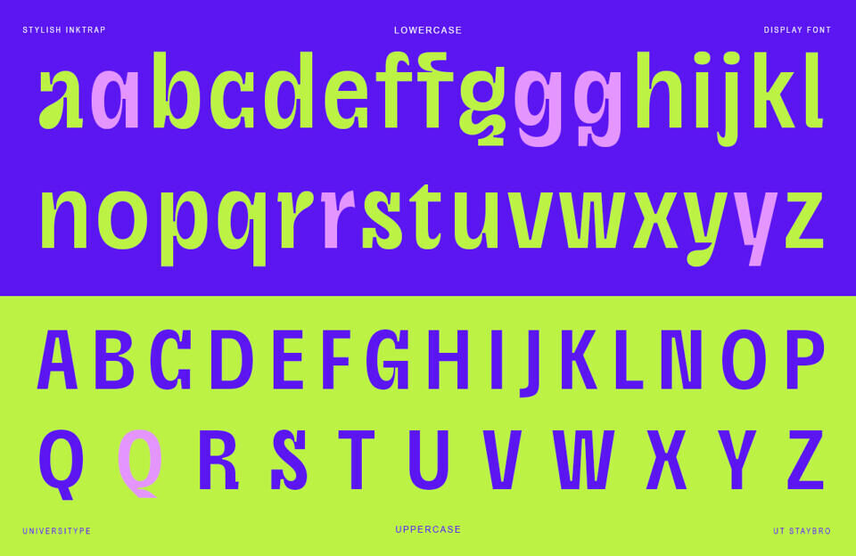 Ut Staybro Font