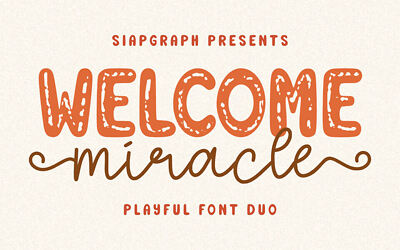 Welcome Miracle Duo Font