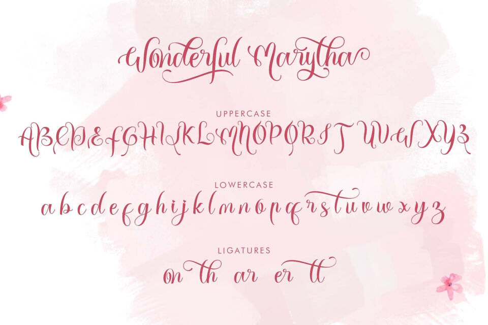 Wonderful Marytha Font