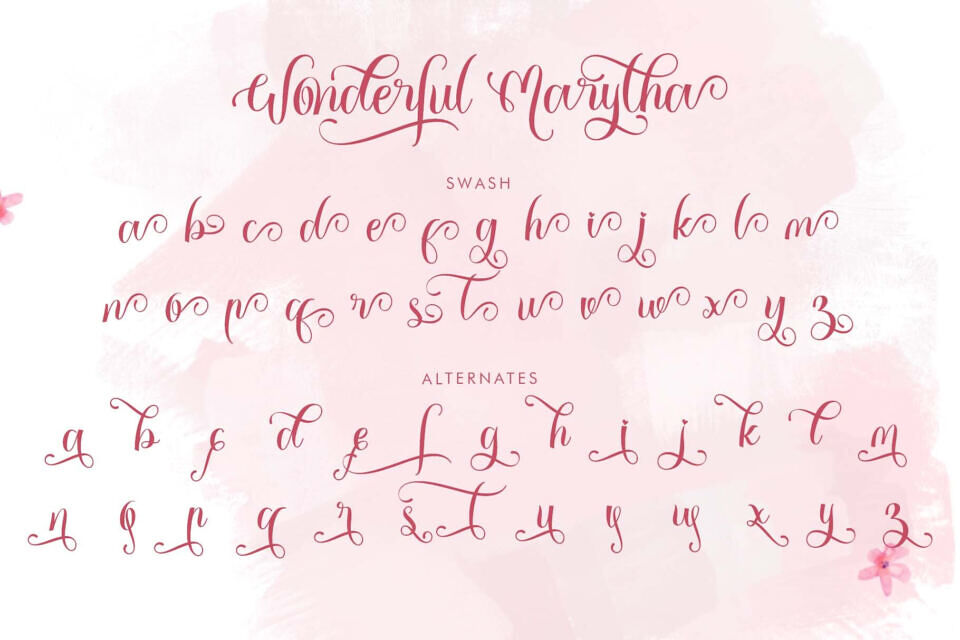 Wonderful Marytha Font