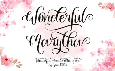 Wonderful Marytha Font