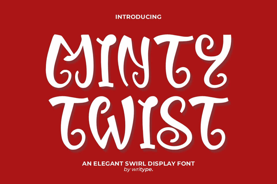 Wr Minty Twist Font