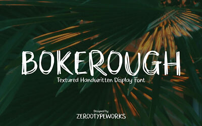 ZRTW BokeRough Font