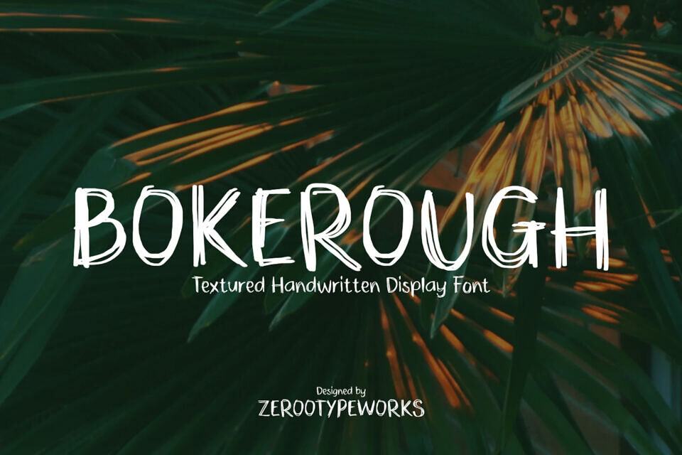 ZRTW BokeRough Font