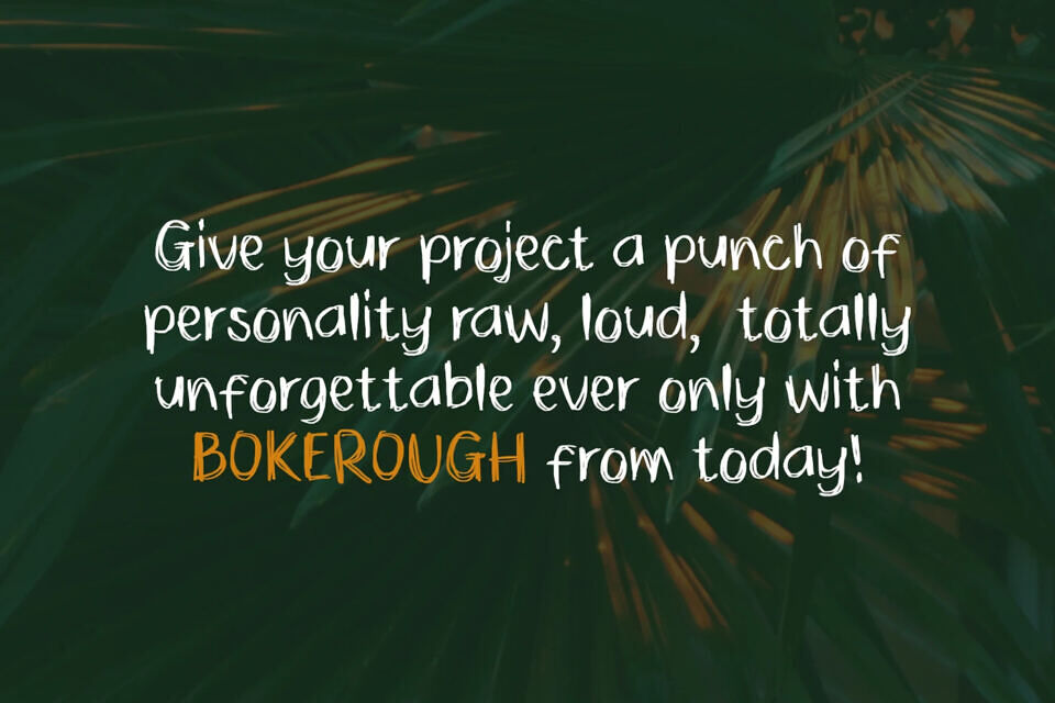 ZRTW BokeRough Font