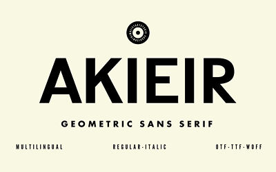 Akieir Font