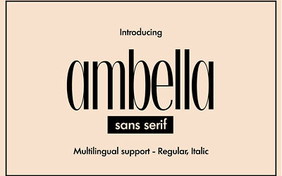 Ambella Font