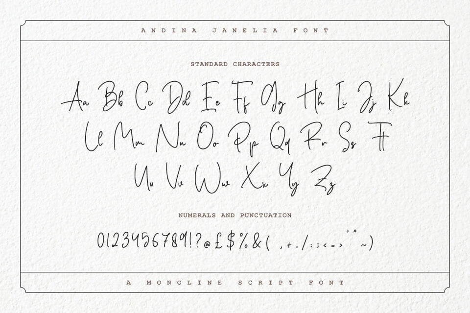 Andina Janelia Font