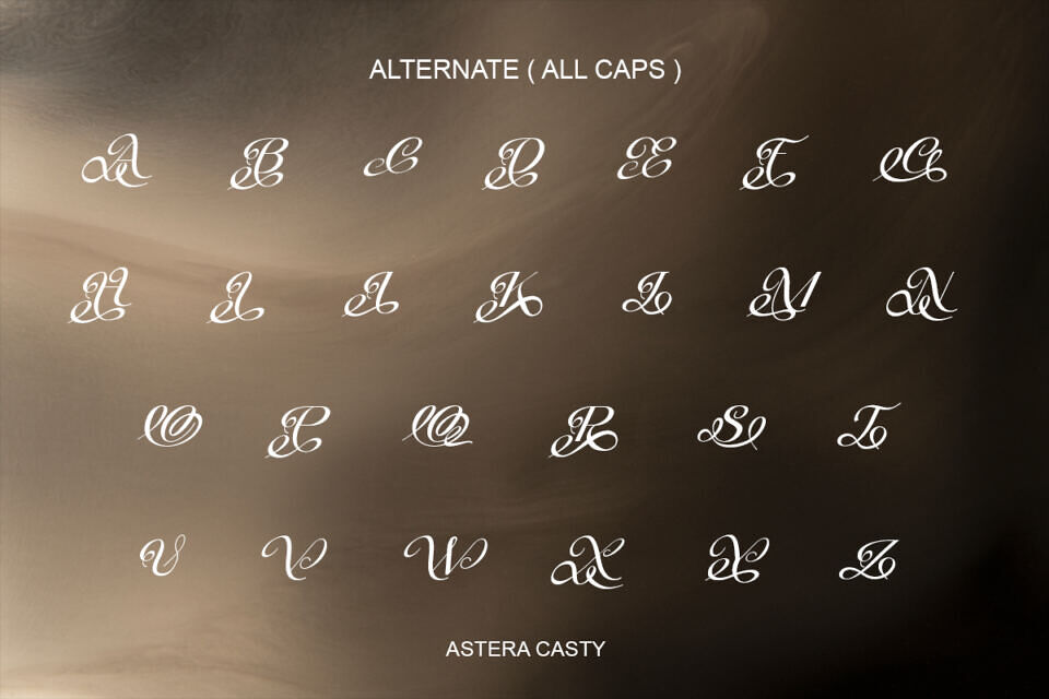 Astera Casty Font