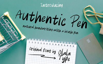 Authentic Pen Font