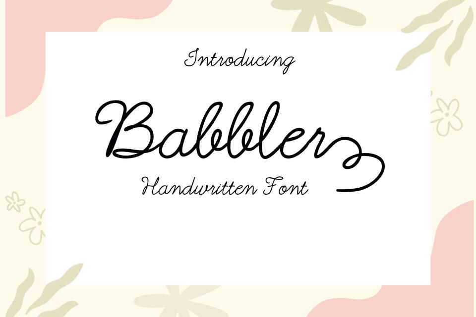 Babbler Font